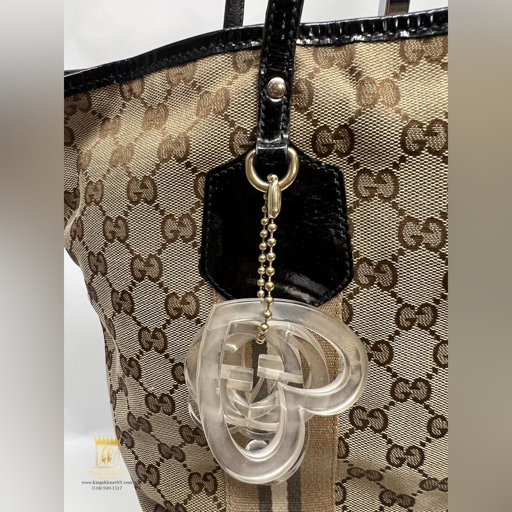 Gucci Sherry Line Tote Bag Supreme Jolie - Picture 2 of 16